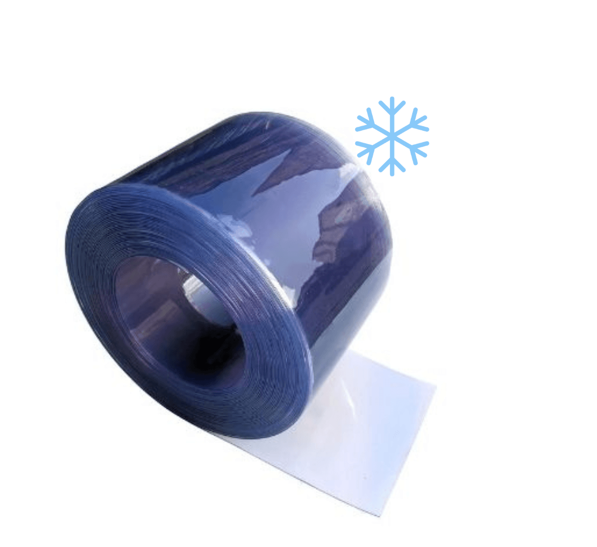 PVC juosta 4x400 mm. Šalčiui atspari, lygi